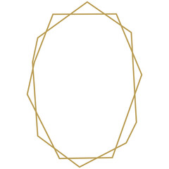 Wall Mural - Geometric Frame Outline