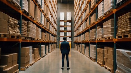 warehouse manager. logistics business. Generative AI.