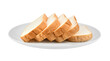 © sommai - sliced bread in plate isolated on transparent png