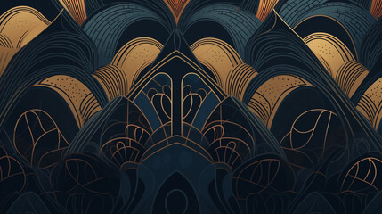 Wall Mural - abstract dark atmosphere pattern pattern