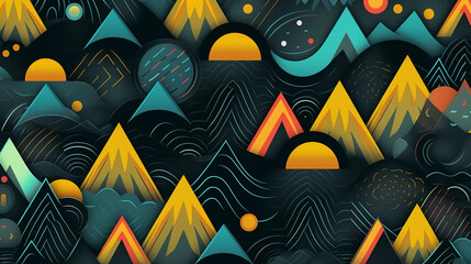 Wall Mural - abstract dark atmosphere pattern pattern