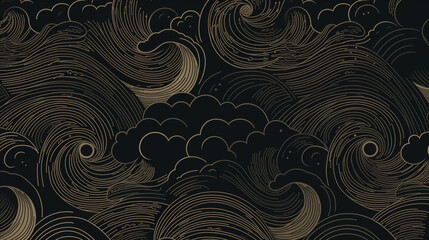 Wall Mural - abstract dark atmosphere pattern pattern