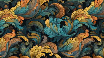 Wall Mural - abstract dark atmosphere pattern pattern
