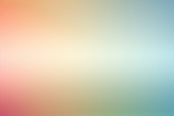 Poster - Colorful blurred gradient with beige, yellow and green background