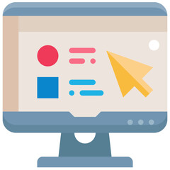 web page flat icon