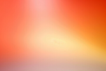 Poster - abstract gradient background of orange and yellow colors