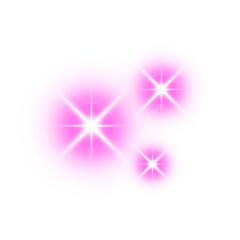Wall Mural - purple light sparkle star