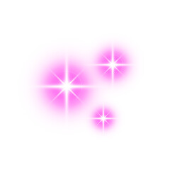 Wall Mural - purple light sparkle star