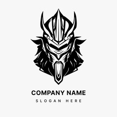 Guardian Shield Logo  Forge a powerful brand identity with an armor inspired illustration that symbolizes protection and security. Generative AI