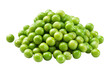 Green Peas Isolated on Transparent Background - Generative AI
