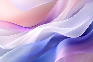 Wall Mural - Dynamic Wavy Background. Ai generative