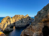 Fototapeta Natura - Cliffs and Caves on the Ocean