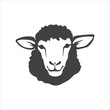 Sheep head icon. Lamb head symbol icon design. Sheep head icon. Vector illustration. 