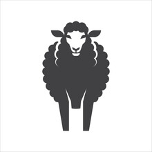 Sheep Logo Design Vector. Lamb Icon. Unique Sheep Logo Symbol. Vector Illustration