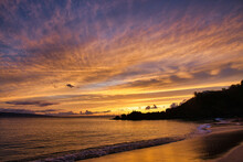 Sunset At Ka'anapali Beach On Maui