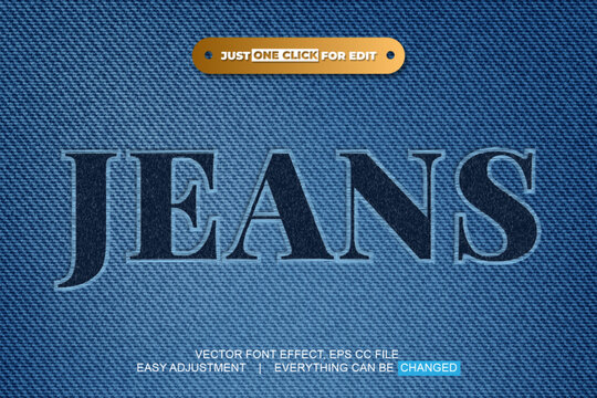 Yarn Style Vector Text Effect Editable
