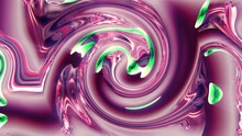 Abstract Purple Color Twist Spiral Shiny Motion Texture Wavy Liquid 