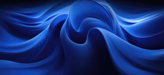 Wall Mural - Saturated Abstract Blue Background