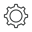 © nabil - gear sign symbol vector glyph icon