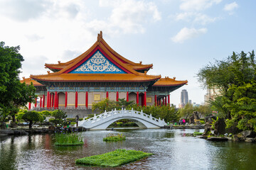 Wall Mural - National Concert Hall in Chiang Kai shek Memorial Hall in Taipei of Taiwan