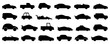 © top dog - Black cars silhouette collection. Set of black vehicle silhouette. Black transportation silhouette icons