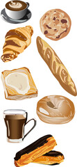 Coffee and Bakery items