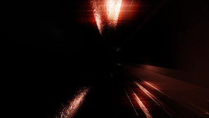Wall Mural - hyperspace jump in outer space. the speed of light. light from the stars passing by. animation of a 