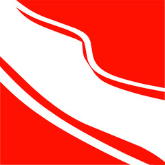 Wall Mural - illustration. the background is red and white