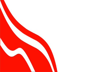 Wall Mural - illustration. the background is red and white