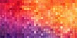 Vibrant color gradient mosaic texture, abstract orange pink purple blurred background, banner size, copy space