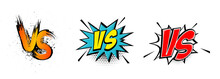 Cartoon Comic VS Versus