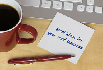 Poster - Great ideas for your small business