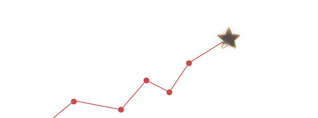 Wall Mural - Graphs of financial  and accounting market economy analysis chart