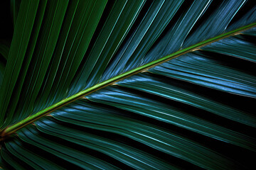  Palm leaf created with Generative AI technology