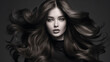 A voluminous and glamorous blowout showcasing the beauty of healthy, shiny hair Generative AI