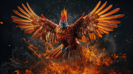 Phoenix revives from Ashes created with generative AI technology