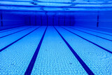Fototapeta  - Swimming Pool Underwater Sport background