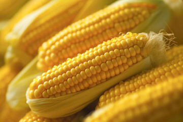 Wall Mural - Fresh, ripe, and peeled sweet corn