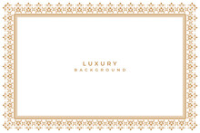 Luxury Floral Islamic Certificate Border Pattern Wedding Invitation Photo Frame Background