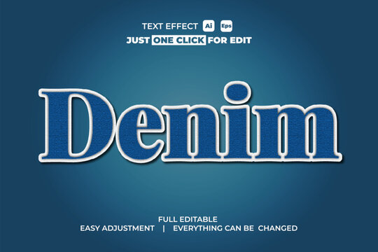 Yarn Style Vector Text Effect Editable