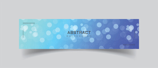 Wall Mural - linkedin banner with light background