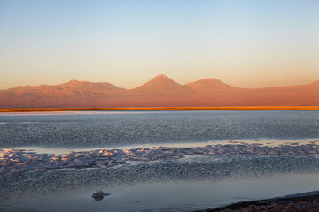 Licancabur Volcano from Salar de Atacama in Chile