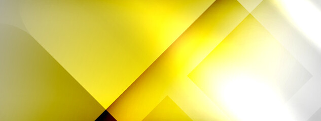 Aufkleber - Light and shadow squares and lines abstract background