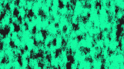 Poster - Abstract background with black dots on green background. Grid of blinking dots. The flow of scientific data in cyberspace. Modern pattern for use in graphic design.Vector illustration.
