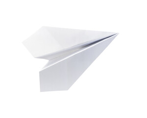 Wall Mural - paper plane origami isolated on a white background