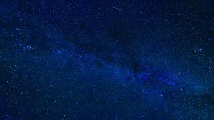 Wall Mural - beautiful starry night sky with stars, milky way, galaxies and constellations