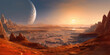 © Farnaces - Red planet Mars. Generative AI