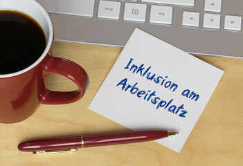 Poster - Inklusion am Arbeitsplatz