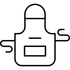 Wall Mural - Apron Icon