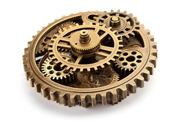 Poster - cog isolated on white background. Generated by AI.